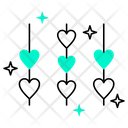 Heart Rope Hearts Icon