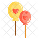 Mballoon Hearts Heart Shape Balloon Balloons Icon