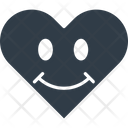 Heart Shape Emoji Icon