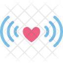 Heart Vibrating Heartbeat In Love Icon