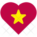 Heart Star Icon