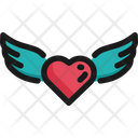 Heart Wing Love Valentine Icon
