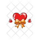 Heart with ribbon Icon