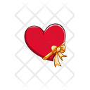 Heart with ribbon Icon