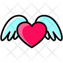 Heart With Wings Icon