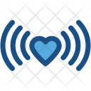 Heartbeat Vibrating Signals Icon