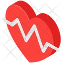 Heartbeat Heart Cardiology Icon