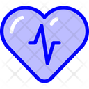 Heartbeat Line  Icon
