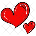 Hearts Love Romantic Icon