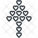Hearts Decorative Wall Icon