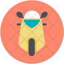 Heavy Bike Motor Icon