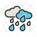 Heavy Rain Cloud Icon