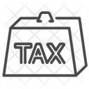 Heavy Payable Tax Tax Burden Responsibility Icon
