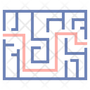 Hedge Maze Block Maze Business Labyrinth Icon