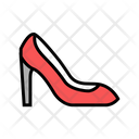 Woman Shoe Color Icon