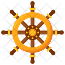 Helm Ship Ship Wheel Icon
