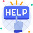 Help button Icon - Download in Flat Style