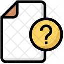 File Question Document Icon