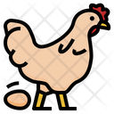 Poultry Chicken Farm Icon