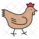 Hen Chicken Farm Icon