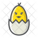 Chick Hatched Egg Icon