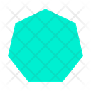 Heptagon Shape Heptagon Sign Shape Icon
