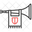Heraldry Trumpet Horn Icon