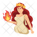 Hestia Goddess  Icon
