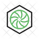 Hexagonal Diaphram Icon