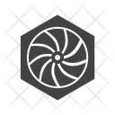 Hexagonal Shutter Icon