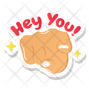 Hey You Sticker  Icon