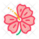 Hibiscus Flower Malaysia Icon