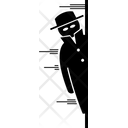 Hiding Lurker Man Icon