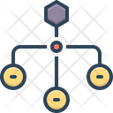 Hierarchical Structure Sitemap Layout Icon