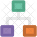 Hierarchy Share Network Icon