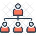 Hierarchy Organizational Chart Icon