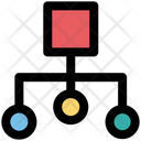 Hierarchy Connection Network Icon
