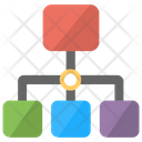 Hierarchy Networking Organizational Icon