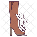Long Shoe High Shoe High Heel Icon