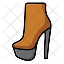 Ankle Boots High Boots High Shoes Icon
