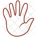 High Five Hand Symbol Hand Gesture Icon