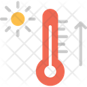 High Temperature Temperature Thermometer Icon