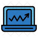 High Trafic Sites Analytic Chart Icon