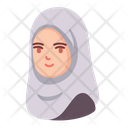 Girl Islam Face Icon