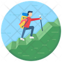 Traveller Adventurer Hiker Icon