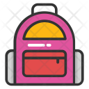 Hiking Bag School Icon