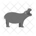 Hippo Animal Wildlife Icon