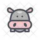 Hippopotamus Nature Wild Animal Icon