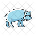 Hippo Behemoth Animal Icon