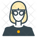 Hipster Woman Avatar Icon